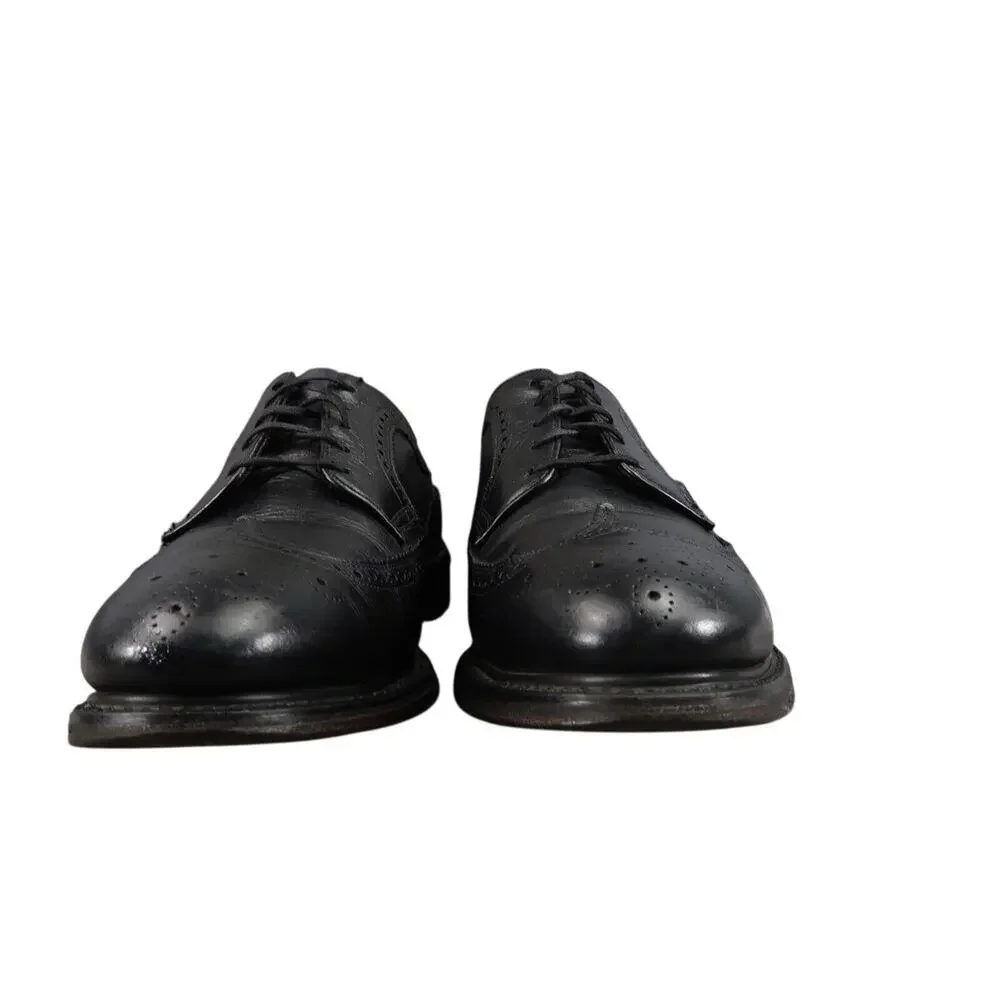 Hy Test Shoes Mens 8.5 Oxford Derby Wingtip Brogue Safety Work Leather Classic